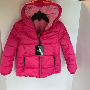Girl Winter Coat NWT 6 6x Jacket Puffer Winter Pink Zeroxposur